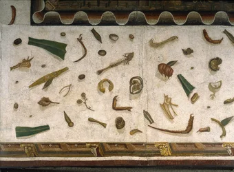 Asarotos (sol non balayé) Fragments de mosaïque signés par Harakliton de Rome, IIe siècle après J.-C., Rome