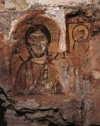Christ et Saint Urbain (fresque)