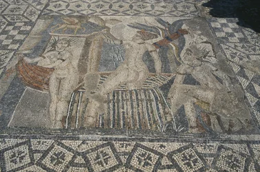 Diane et Actéon, du sol de 