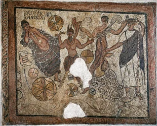 Dionysos et Ariane - Mosaïque, 4e siècle