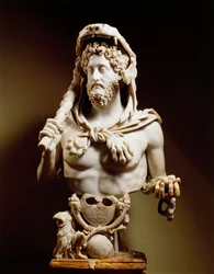 Empereur Commode (160-192) avec les symboles d