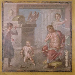 Hercule enfant étranglant les serpents, Casa dei Vettii, vers 50-79 apr. J.-C.