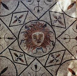 Méduse, mosaïque romaine de la Maison d