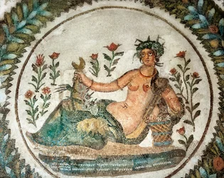 Mosaïque représentant la déesse de l