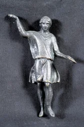 Offrande statuette en bronze, coll. privée, 2e siècle. Présumée par les pèlerins au temple de Mars.