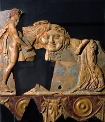 Relief de la zone du temple d