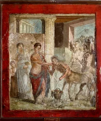 Art romain : Le centaure assiste au mariage de Pirithoos et Hippodamie