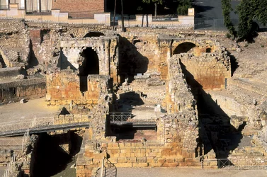 Amphithéâtre romain, Tarragone, Catalogne, Espagne