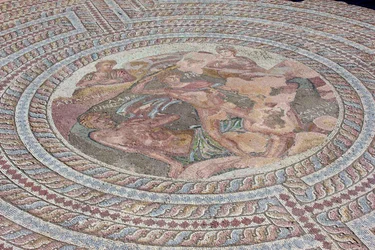 Thésée et le Minotaure, Maison de Thésée, Paphos, Chypre