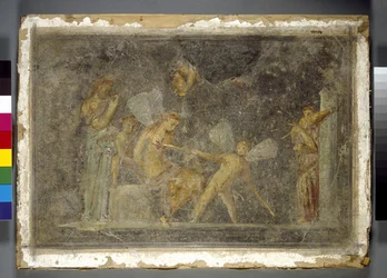Peinture Murale, Pompéi, Romaine, 1er siècle