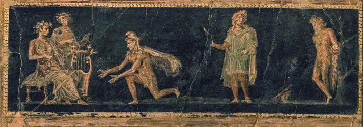 Le concours musical entre Apollon et Marsyas
