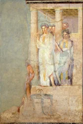 Fresque représentant Iphigénie en Tauride, de la Maison de Caecilius Iucundus, Pompéi