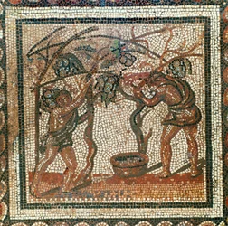 Cueillette du raisin (mosaïque)
