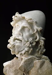 Polyphème aveugle : Tête d