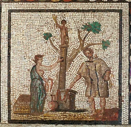 Sacrifice à Cérès ou Apollon (mosaïque)