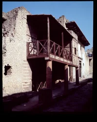 Vue de la maison appelée casa a Graticcio, Ve siècle av. J.-C.-Ier siècle ap. J.-C.
