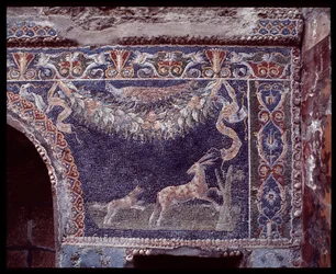 Mosaïques murales du nymphée de la casa di Nettuno e Anfitrite, site d