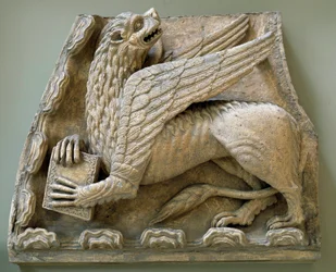 Griffon sculpté de l