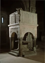 Art roman : chaire de l