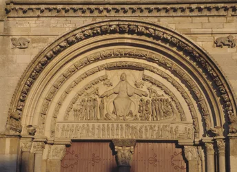 Tympan de la cathédrale de Vézelay (Yonne 89)