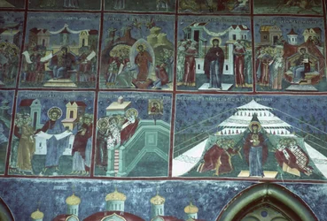Hymne à la Vierge, mur sud de l
