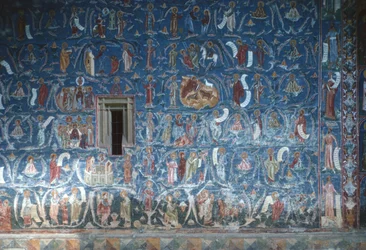 Arbre de Jessé, peinture de la façade sud, 1547-50