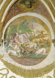 Chambre des Vents, chasse au cerf et au sanglier