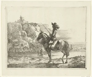 Cavalier près d