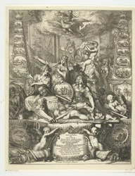 Allégorie sur la mort de Michiel de Ruyter, 1676