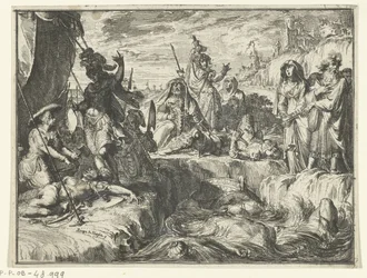Les soldats de Pharaon engloutis par la mer Rouge
