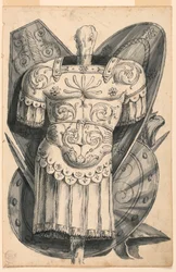 Trophée avec armes