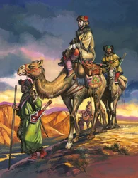 Marco Polo traverse les déserts perses