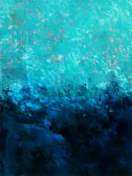 Abstraction bleu profond