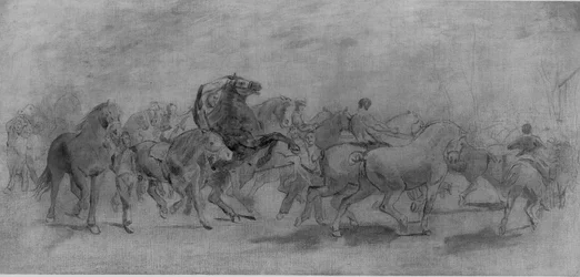 Étude pour La Foire aux chevaux