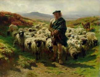 Le berger des Highlands, 1859