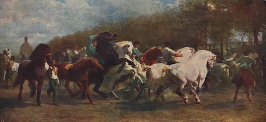 La Foire aux chevaux, 1855, vers 1915