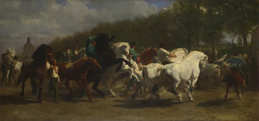 La foire aux chevaux, 1855