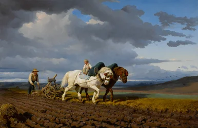 Le Labourage, 1844