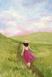Promenade dans une prairie de rêve