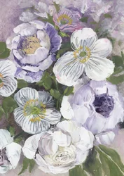 Fleurs blanches de lavande