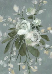 Fleurs botaniques aux teintes douces