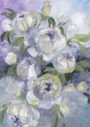Fleurs de pivoine délicates