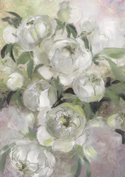 Pivoines blanches délicates