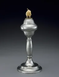 Lampe à huile, vers 1840-1860