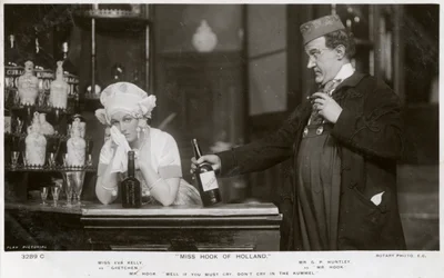 Eva Kelly et GP Huntley, acteurs britanniques, vers 1907