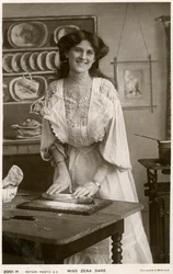Zena Dare, actrice britannique, vers 1900