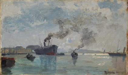 Navires dans le port