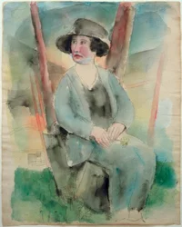 Femme au chapeau 