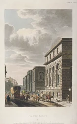 Vue de Old Bailey, regardant vers le nord, City de Londres