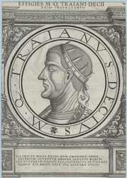 Empereur romain Dèce (impression)